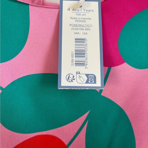 JACADI Satin dress from Paris NWT - Picture 10 of 14